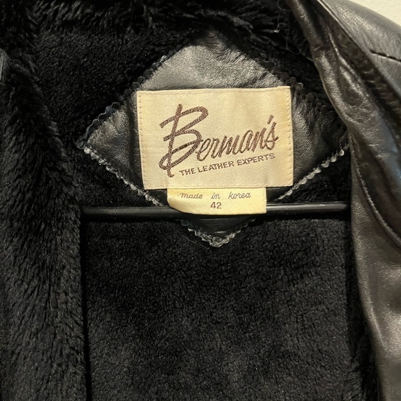 Vintage Berman’s Leather Motorcycle Jacket 🔥 - Picture 4 of 6